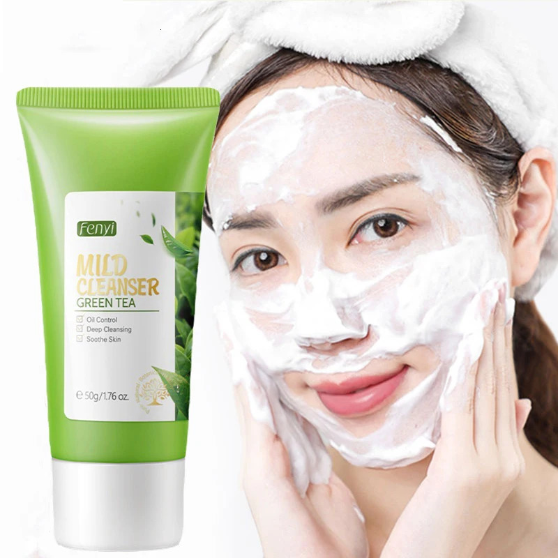 Green Tea Skin Care Kit Korean Cosmetic Exfoliate Beauty Face Care Set For Women Sakura Products kit 251030