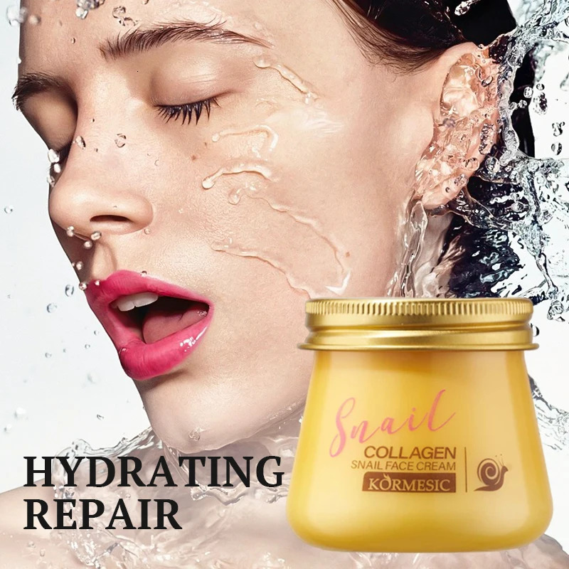 80g Snail Cream Nourish Improvement Dry Skin Smoothing Rejuvenation Fade Fine Line SkinCare Beauty Health 251030