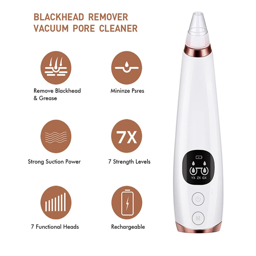 Electric Blackhead r Vacuum Cleaner Black Spots Removal Facial Deep Cleansing Pore Cleaner Machine Skin Care Tools 251030