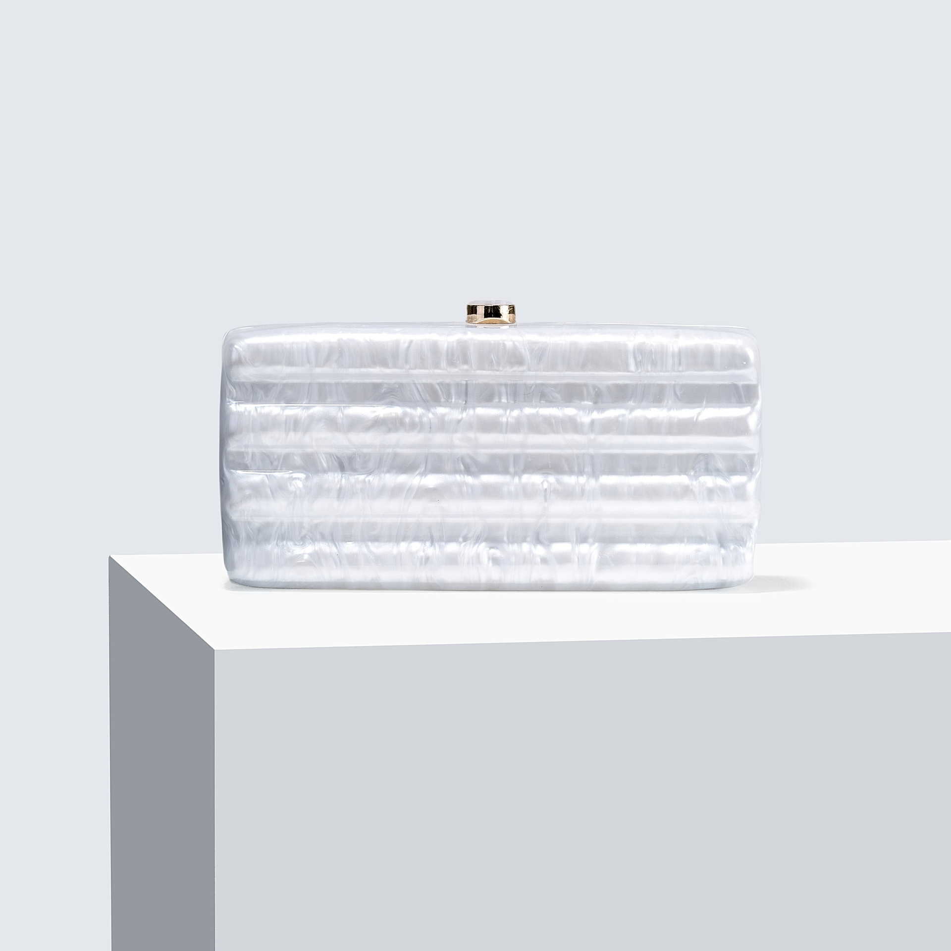 Fashion New Luggage Case Acrylic Personalized Cute Simple Sweet Wedding Dinner Bag Single Shoulder Oblique Cross Fashion Girl