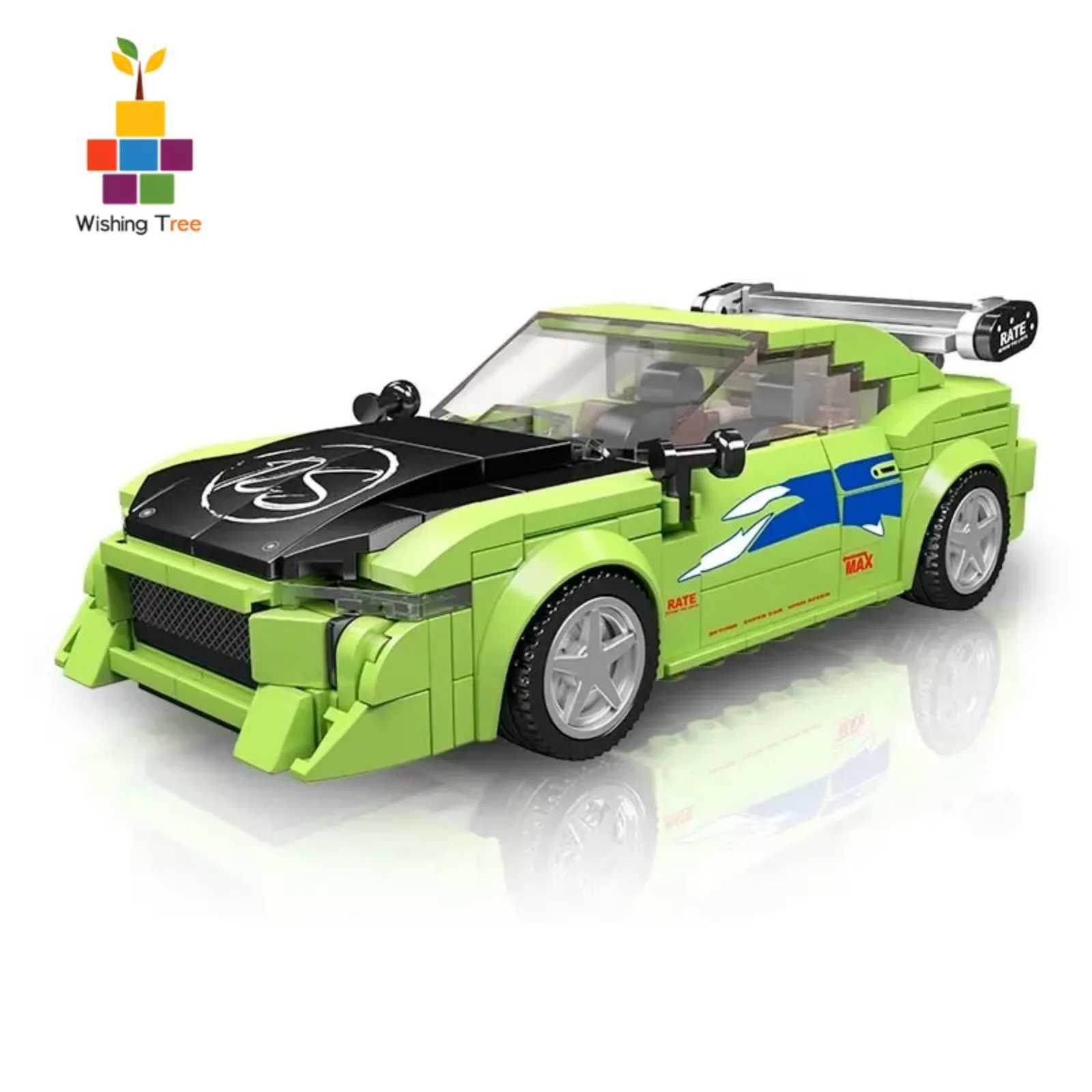 Mould King 27033 Racing Car Model Building Kit with Acrylic Display Case STEM Educational Toy Gift for Kids C251104