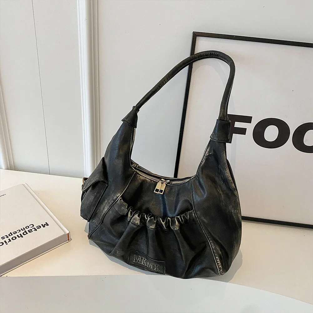 2025 New Handbag Women's Fashion Retro Handbag Designer Cool Girl Wallet Casual Retro PU Leather Women's Fashion Handbag2