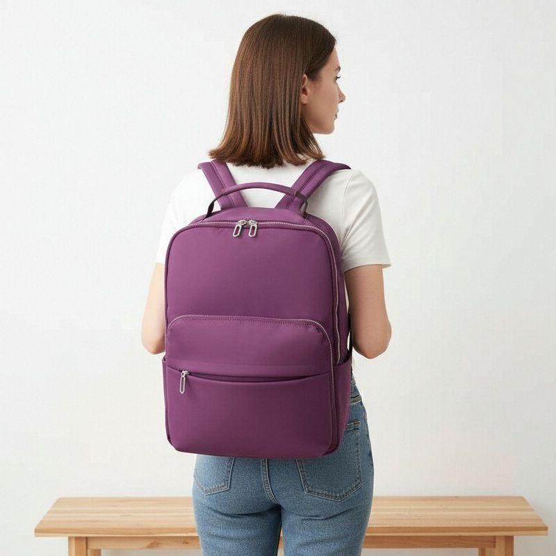 Multi - Compartment Anti - Splash Backpack with Convenient Charging Port, Customizable Colors, Large Capacity for Travel & Daily Use- DH015
