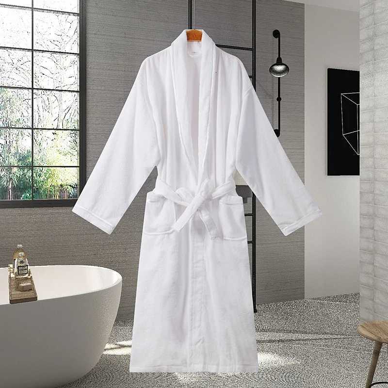 Mens Towel Fleece Bathrobe Nightwear Warm Pajamas Winter Robe Home Clothing Nightdress Sleepwear Kimono Gown Autumn C251104