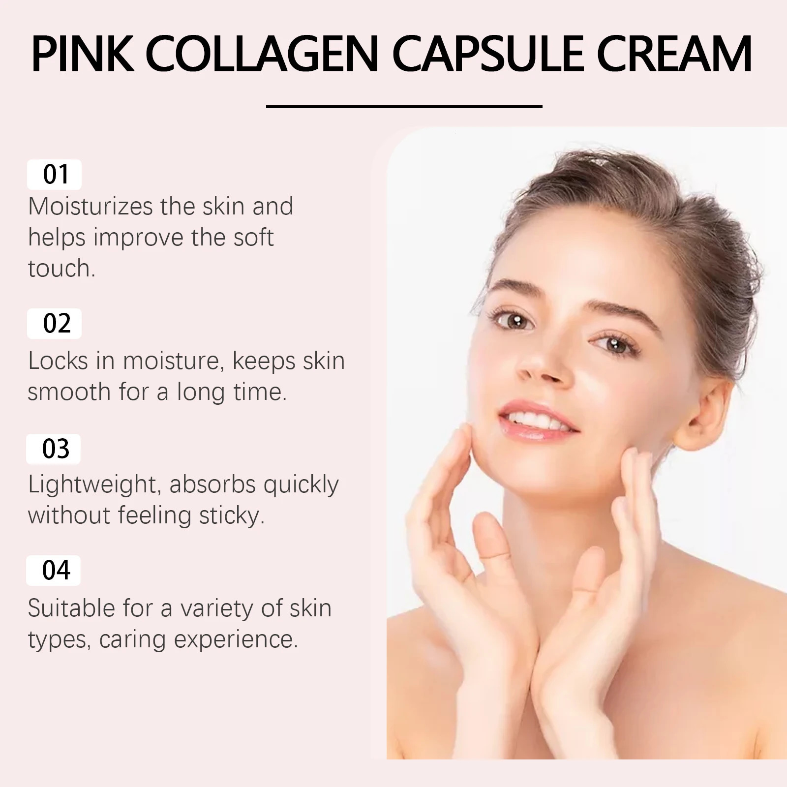 Hoygi Collagen Capsule Cream Hydrating SkinReing MoistureLocking Facial Care Capsule Cream 251030