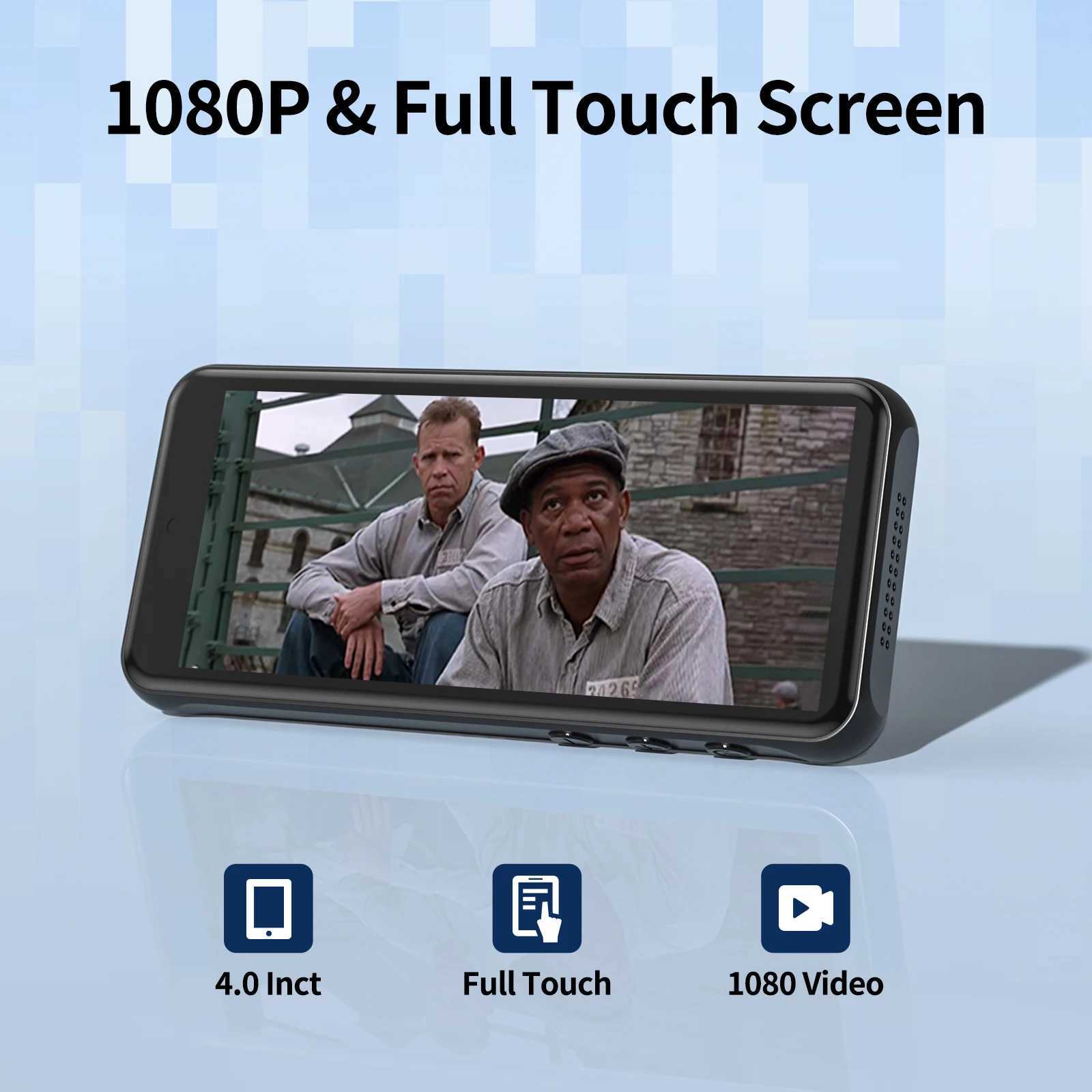 RUIZU Z80 Android WiFi MP3 MP4 MP5 player built-in speaker supports FM radio recording E-Book TF card application download Z250403