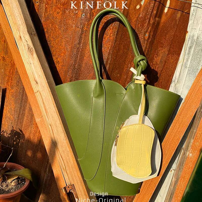 Custom Initials Bucket Bags For Women Designer Handbag And Purses 2025 New In PU Petal Top Handle Large Capacity Shoulder