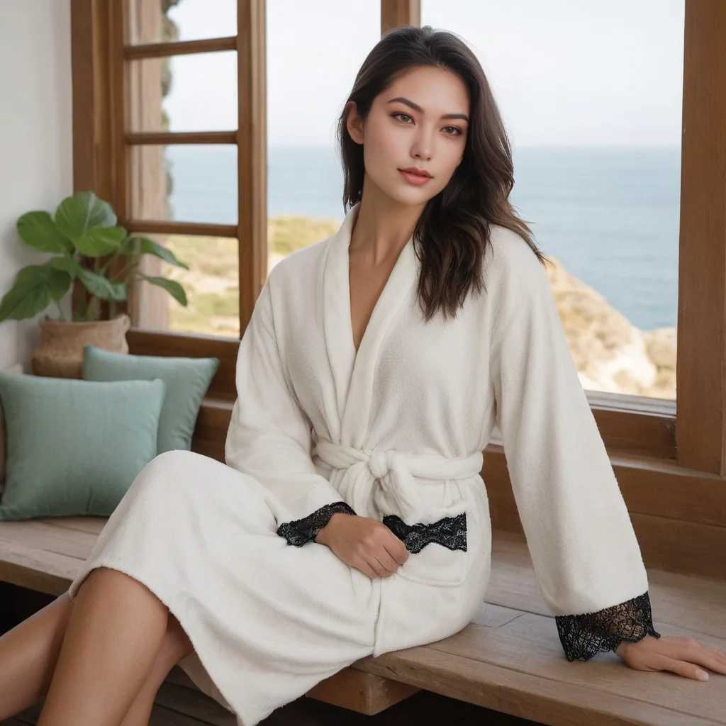 2025 Autumn Winter New Flannel Nightwear Loose Kimono Robe Casual Homewear Women Warm Robes Long Sleepwear Loose Loungewear C251104