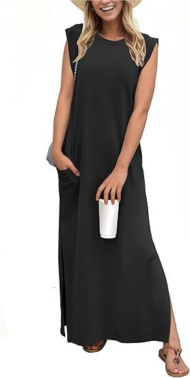 2025 Spring/Summer Womens Casual Loose Long Dress