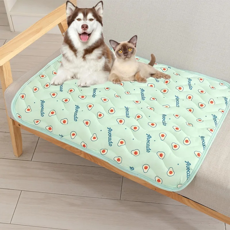 Summer pet mat Cool pet mat Cool cat and dog sofa mat cool ice silk cool breathable pet mat dog ice mat 250402
