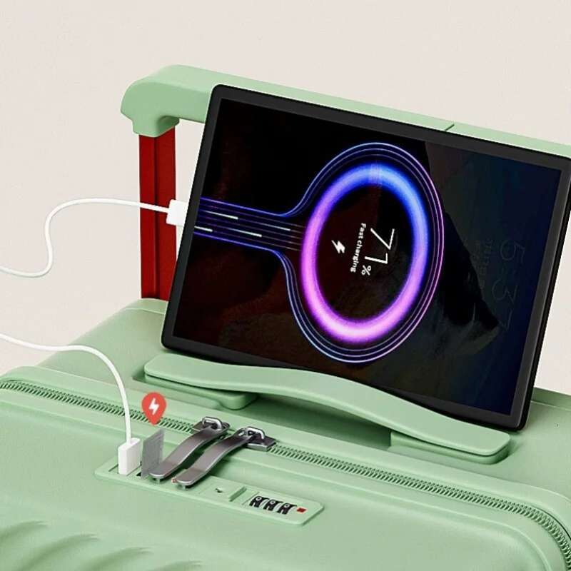 Luggage Large capacity 20/24/26/28/30 Travel roll Usb charging port designer bag Wide trolley case with rotating wheel