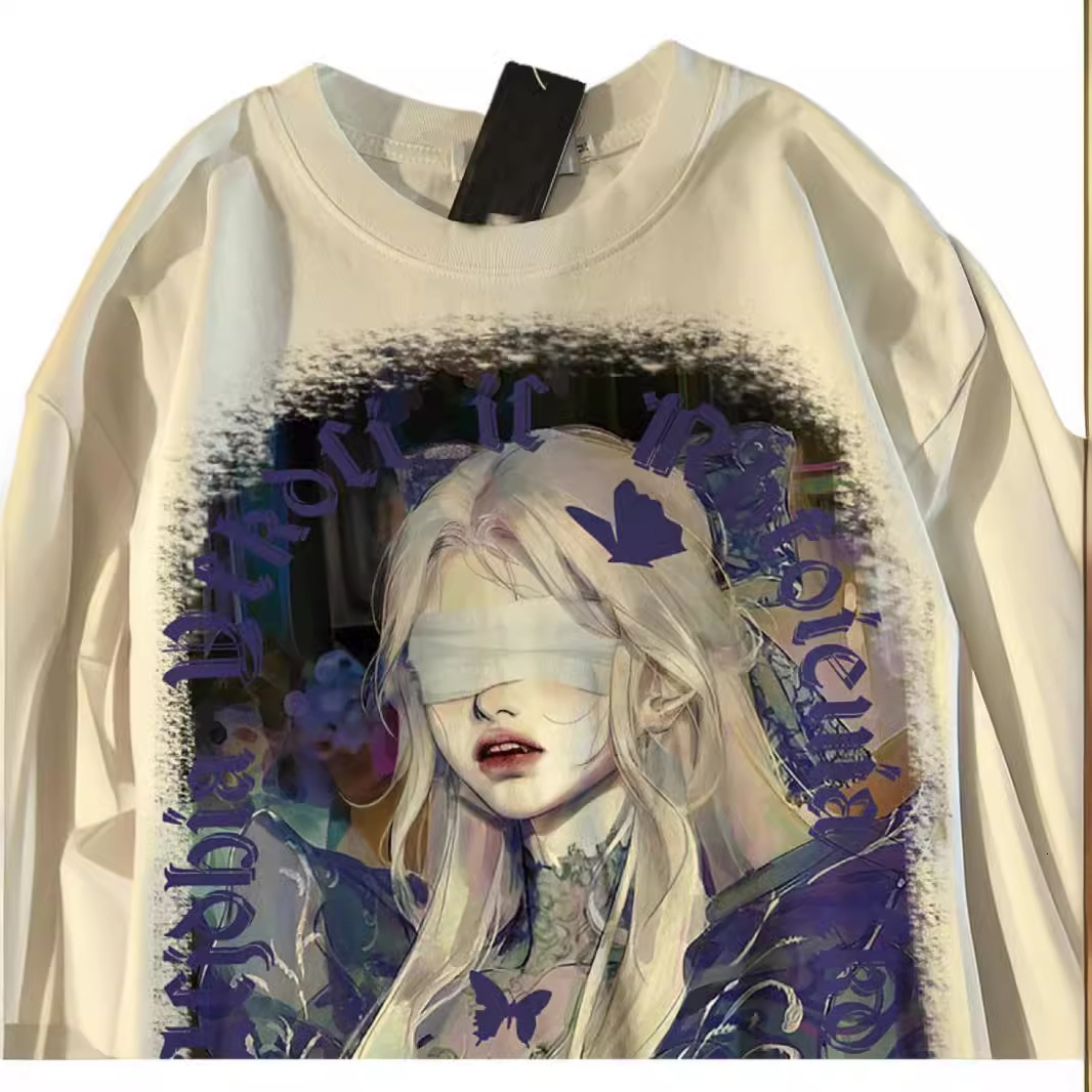 Fat MM character plus size short sleeved T-shirt for women and men, summer American high street fashion brand versatile 2-300 pounds top