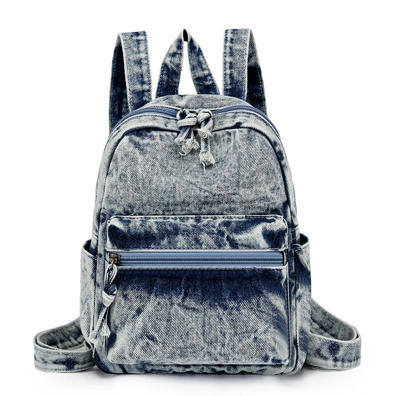 Washed Denim Backpa… - image