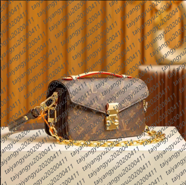 10A High Quality Pochette East West Metis handbags women luxury Designer Shoulder Bags embossed bag crossbody clutch chain Purse ady Satchel messenger bag sacoche