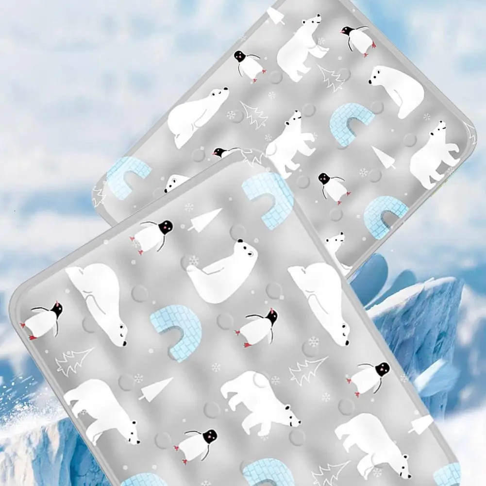 Summer Pet Ice Mats Waterable Pet Cooling Pad For Small Big Dogs Pet Accessories Tear Resistant Pet Cooling Tool 250402