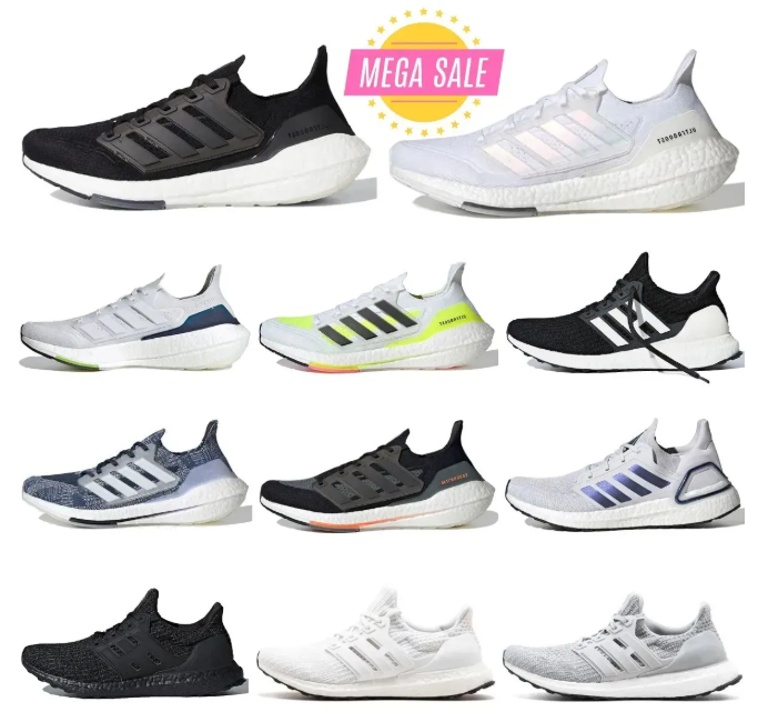 Mens Trainers Ultra 20 UB 21 Boosts Sports Shoes Mens Women 1.0 DNA Triple Black White Jogging Dash Grey Solar Blue Metallic Tech Outdoor Designer Sneakers