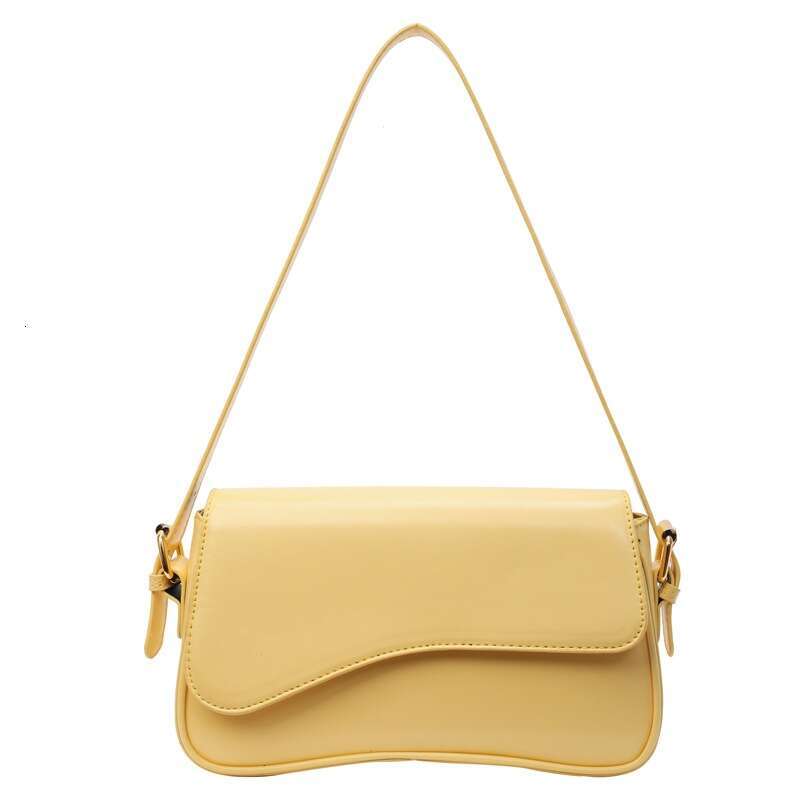 Single shoulder temperament small women's new trendy fashionable texture crossbody bag, simple and versatile, niche design, underarm bag 2025
