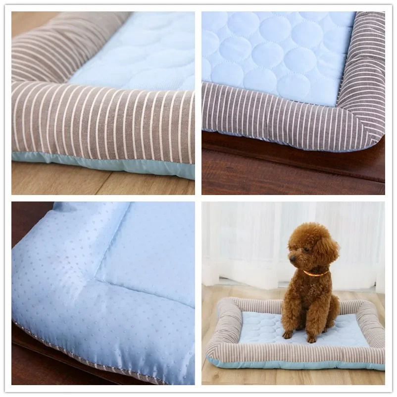 Dog Cooling Pad Pet Couch Bed Dogs House For Medium Large Dogs Dog Ice Pad Cool Breathable Cooling Bed For Cat Dogs Accessories 250402