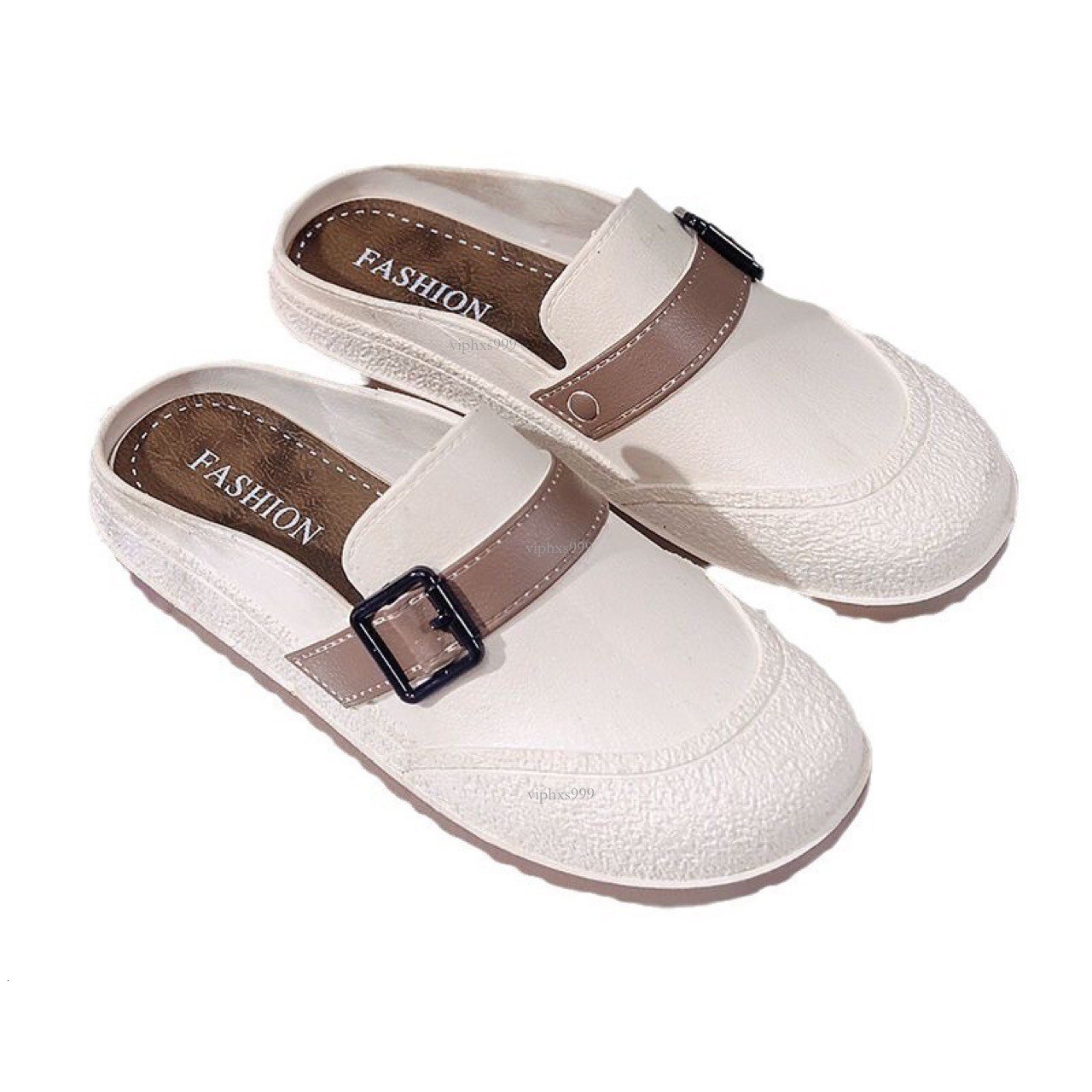 New Designer Sandals With Free Shipping Baotou Flat Half Slippers Wearing Summer Ins Trendy And Fashionable Casual Soft Soled Boken Sandals For Women 