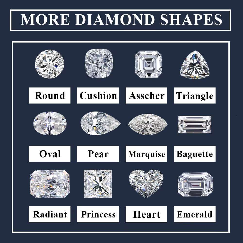 Moissanite Jewelry Custom Diamond Wedding Ring Women S925 10K Solid Gold Fine Jewelry Moissanite Engagement Ring