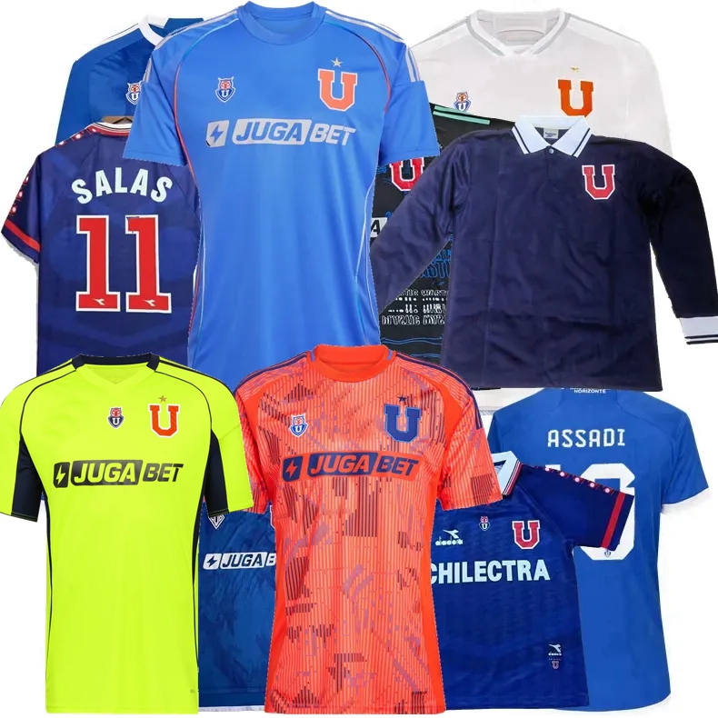 Retro 1996 97 98 99 2000 01 02 03 2011 2025 2026 Universidad de Chile Soccer Jerseys Club GUERRERO ASSADI YORIO URZUA ARANGUIZ SALAS vintage football shirts