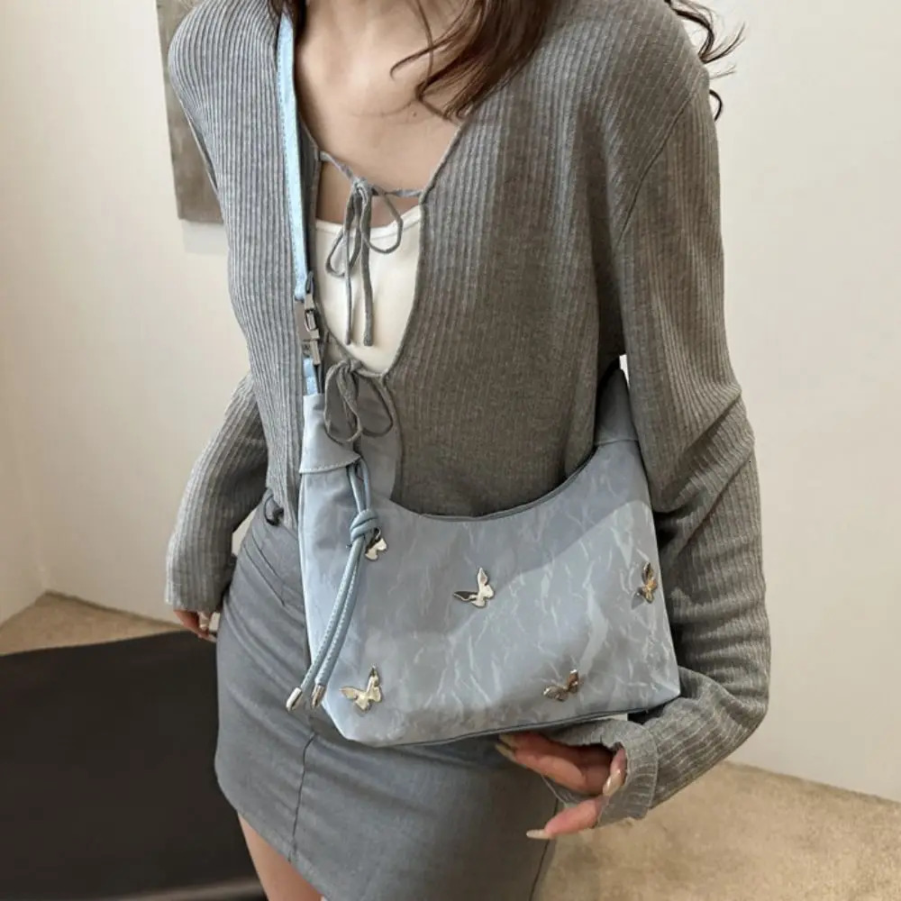handbag fashionable butterfly casual large capacity horizontal bag multifunctional commuting Chinese style handbag 250402