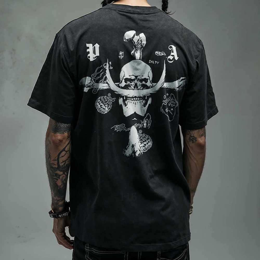 2025 Anime One Piece Luffy Laundry T-shirt Mens Printed Cotton T-shirt Short Sleeve T-shirt Oversized Top Fashion Street Clothing Unisex W250403