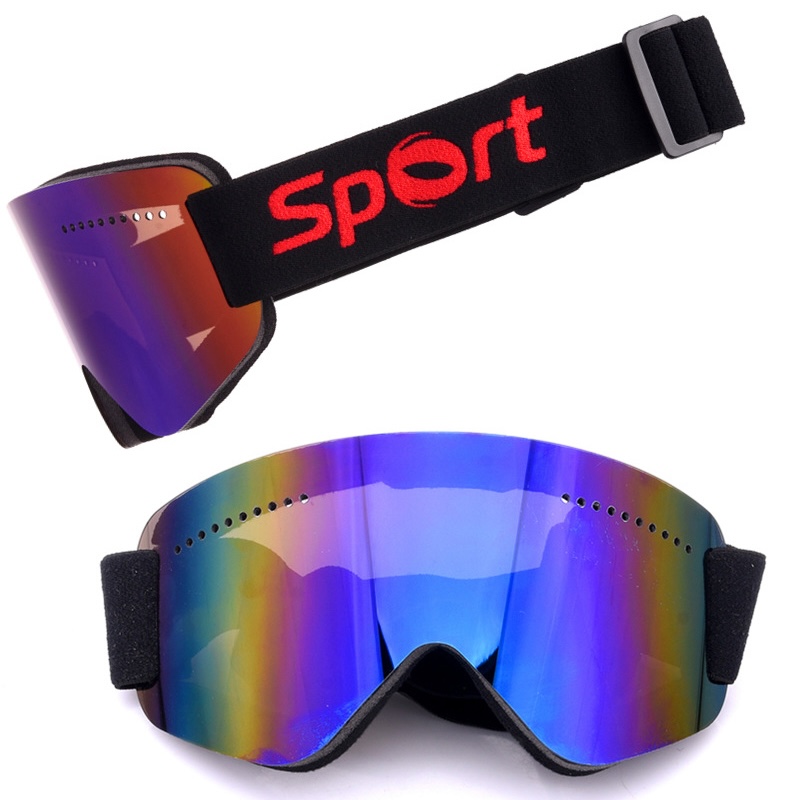 Ski Goggles Men Women Double Layers Anti-fog Big Ski Mask UV400 Glasses Protection Skiing Winter Snow Snowboard Goggles Sunglasses CB