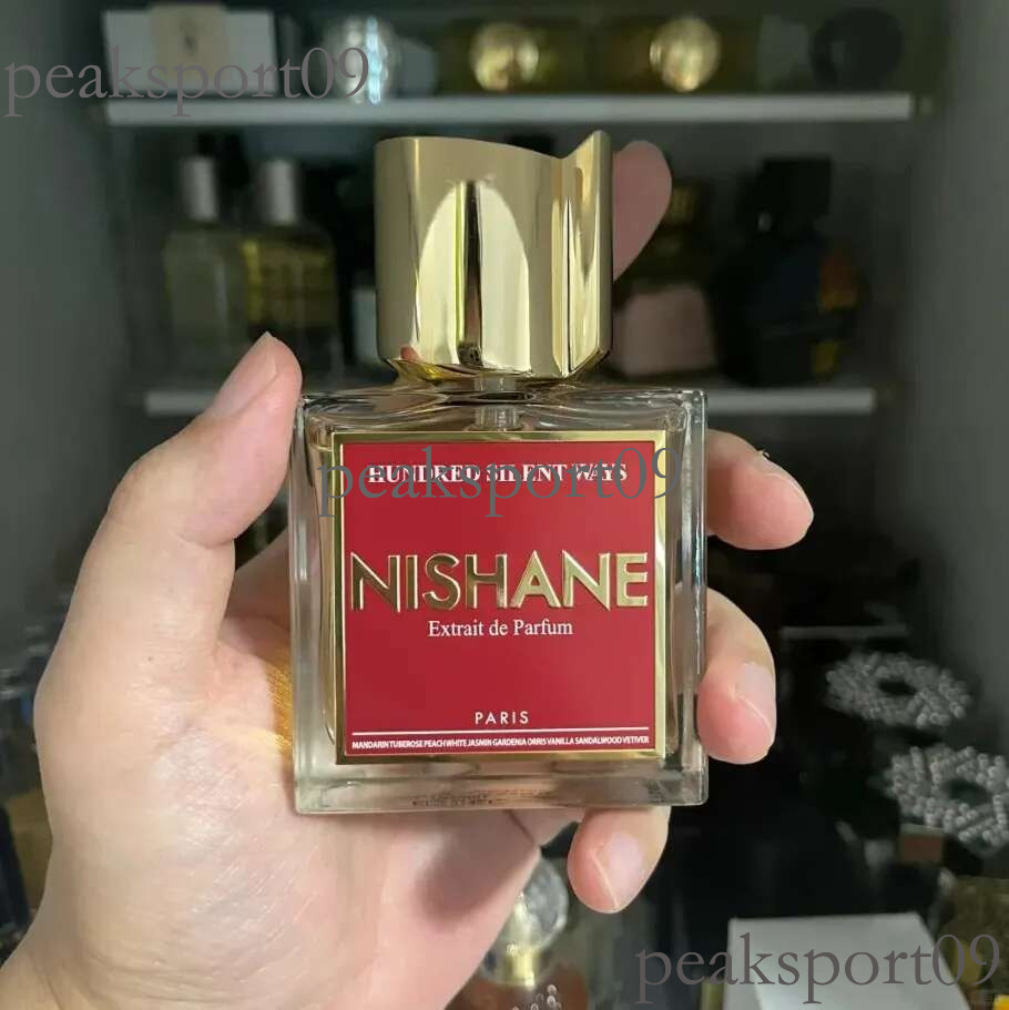 Nishane Perfume 100ml Wulonha Ani Hacivat EGE Nanshe Fan Your Flames Fragrance Man Women Extrait De Parfum Brand Unisex Neutral Cologne Spray Incense