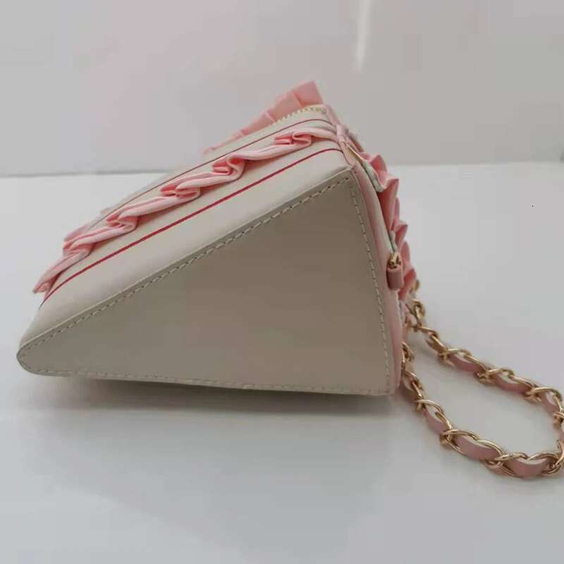 Women Evening Bags 3D Cake Shape Chain Shoulder Messenger Bag Purse Female Embroidery Bridal Prom Party Wedding Handbags