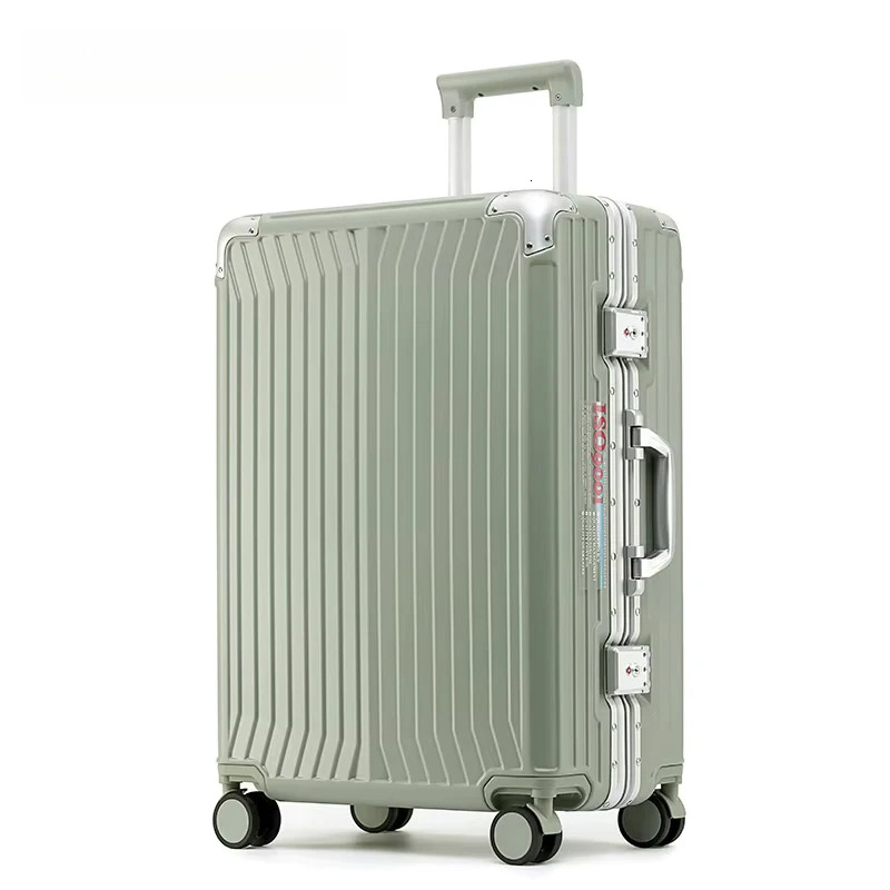 Luggage Aluminum frame boarding case 20/22/24/26/28 inch high capacity trolley case with universal wheels