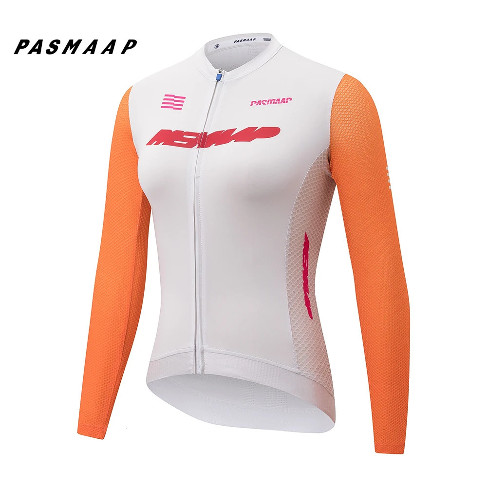 2024 PASMAAP Cycling Jersey Long Sleeve Pro Team Jersey Road Bike Clothing Maillot Ciclismo Hombre Breathable Bicycle Shirt 251031