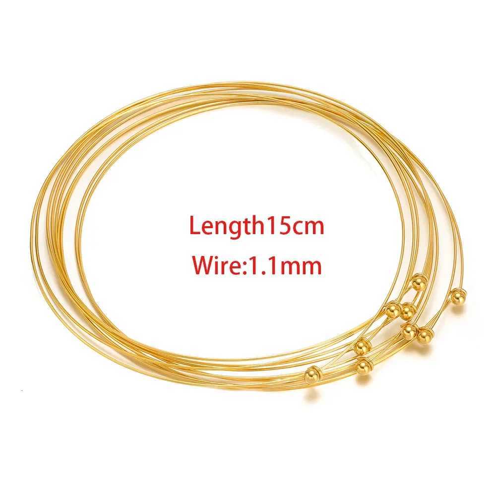1pc PVD Gold Plated Stainless Steel Adjustable 15cm Collar Women Classic Choker Necklace Handmade Jewelry Party Gifts WholesaleXJ251104