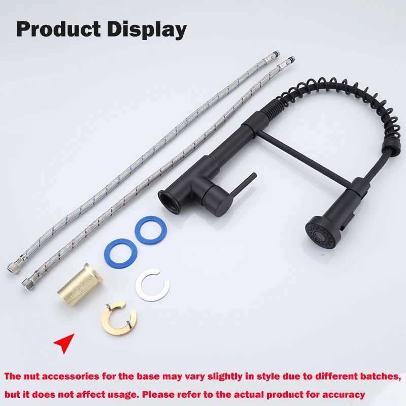 Kitchen Pl Down Spring Sink Faucet 360 Rotation Hot Cold Mixer Tap Y251104