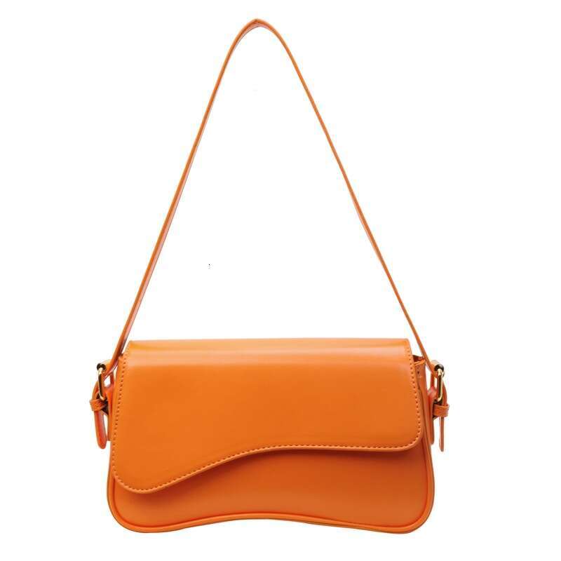 Single shoulder temperament small women's new trendy fashionable texture crossbody bag, simple and versatile, niche design, underarm bag 2025