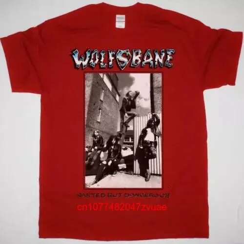 WOLFSBANE WASTED BUT DANGEROUS 1988 EP NEW BLACK T SHIRT long or short sleeves