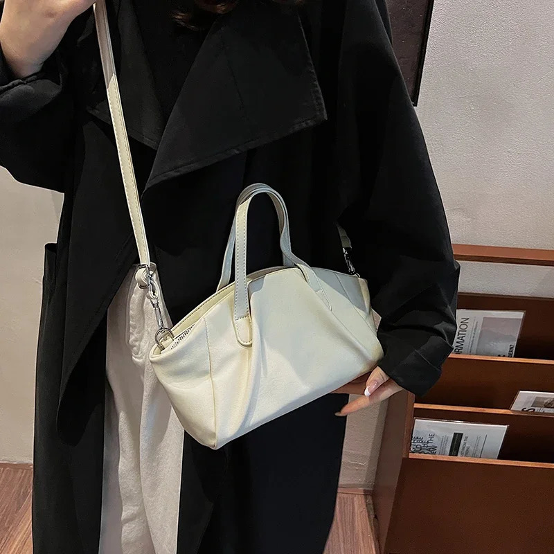 LEFTSIDE small PU leather cross body bag womens shoulder bag winter Korean fashion Y2K short handbag 250402