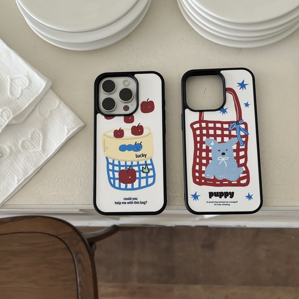 Animal Fruit Phone Case Suitable for iPhone 17/16 Pro Max Cartoon iPhone 15/14/13 Pro Protective Cover