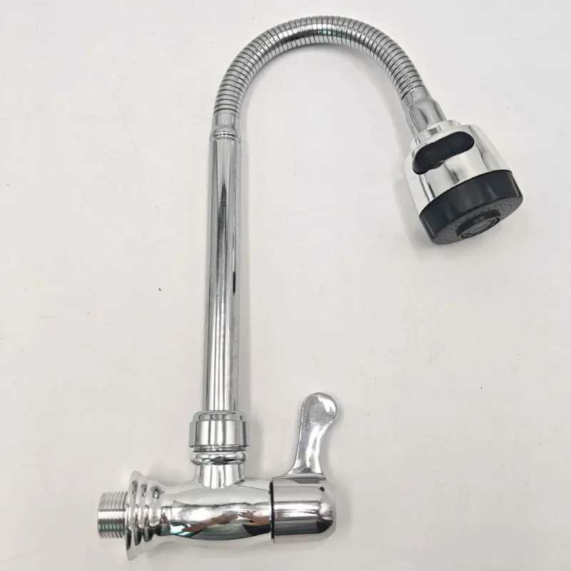ZEXEF Articated Faucet Kitchen Sink Mixer Tap Household Wall Mounted Bathro Hose Swivel Modern ible Hole Accessory Y251104