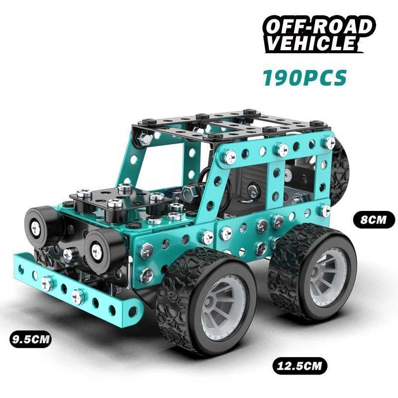 Stem Building Toys For Boys Age 8Offroad Vehicle Series Model KitAssembly Toys For KidsMetal Building Educational Blocks C251104