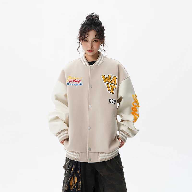 2025 Unisex Baseball Jackets Vintage Bomber Style Windbreaker Lightweight Outerwear for Streetwear Casual Sports Embroidery Coat J251104