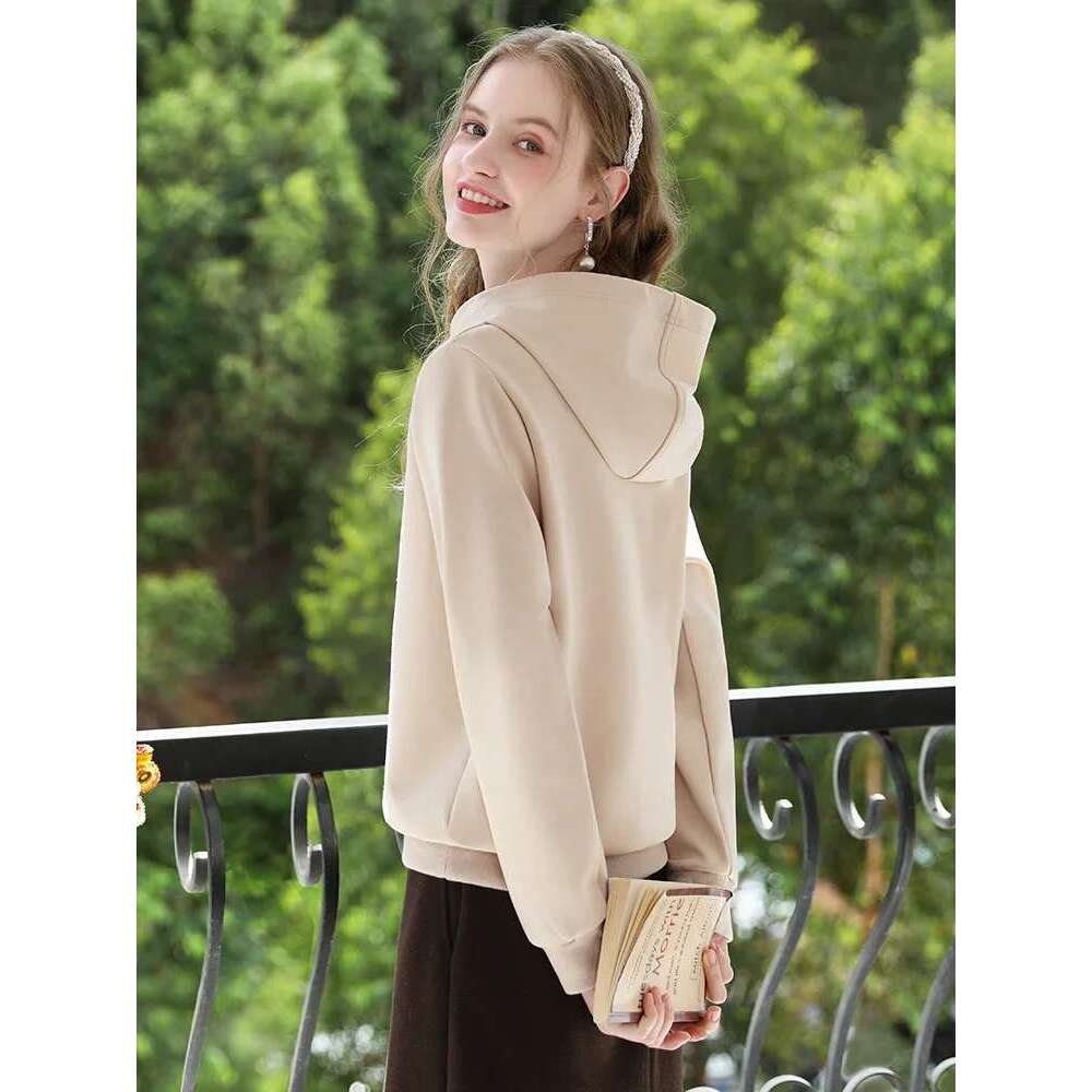 Women Hoodies Autumn New Wers Print Long-Sleeve Loose Casual Sweatshirt Basic Hooded Clothes