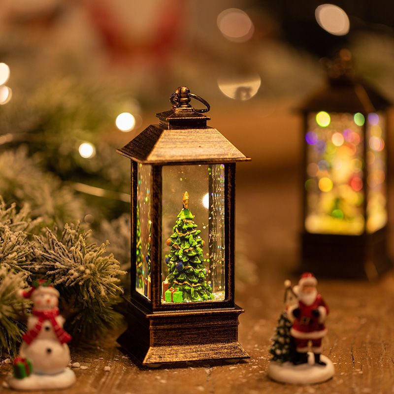 Music Box Lighting Decorative Lights Store Scene Arrangement Props Creative Christmas Eve Light Gift 231121