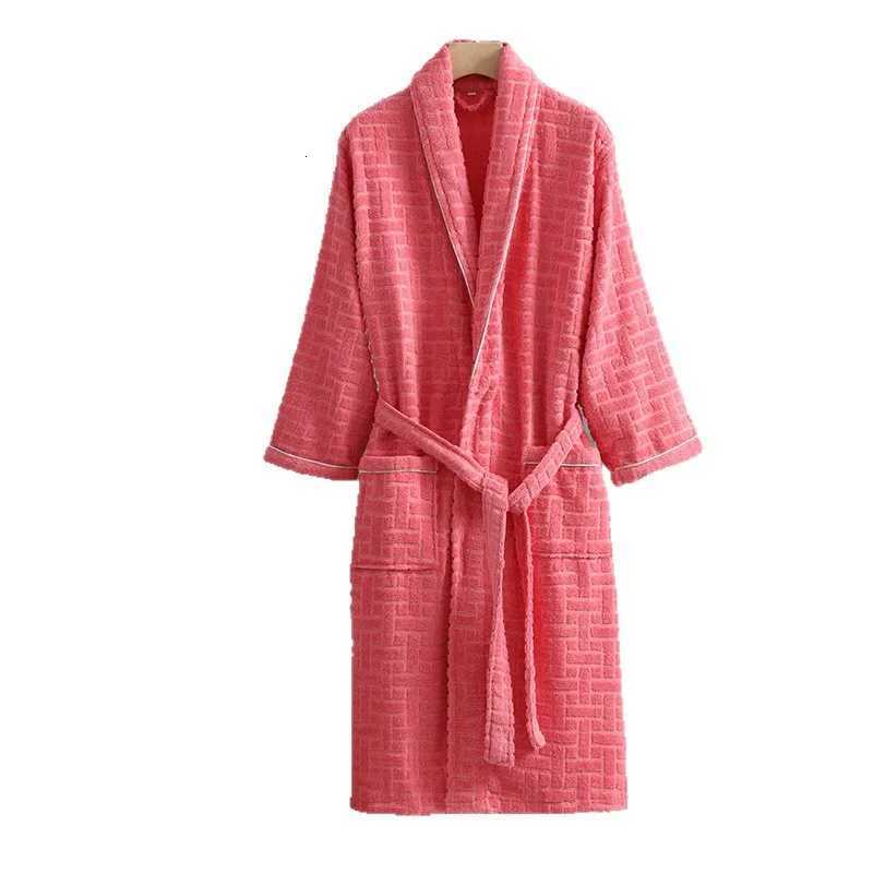 Couples 100 Cotton Terry Towel Bathrobe Robe Man And Women Kimono Dressing Gown Sleepwear Water Uptake Hotel Swimming Robe C251104