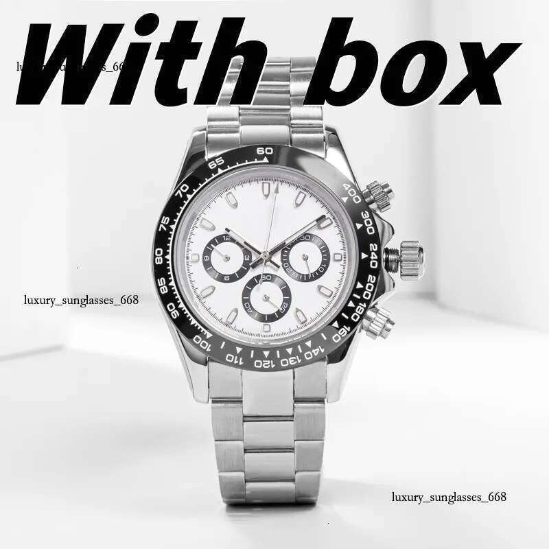 New Men's Watch Japanese Vk Timing and Code Movement Stainless Sapphire Glass 5atm Waterproof High Quality Steel Leather Strap 41mm Watches