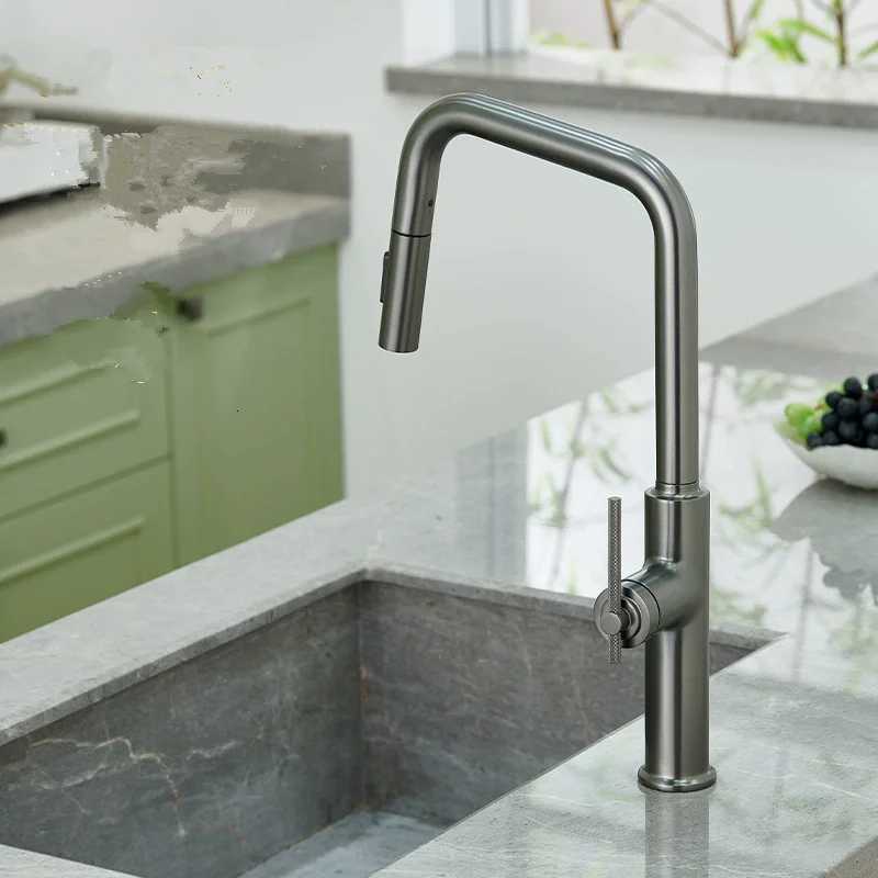 Bed Rose Gold Pl Out Kitchen Faucets B Gold Sink Faucets Brass Sink Tap Rotating Spout Mixers Tap Hot Cold Water Crane Y251104