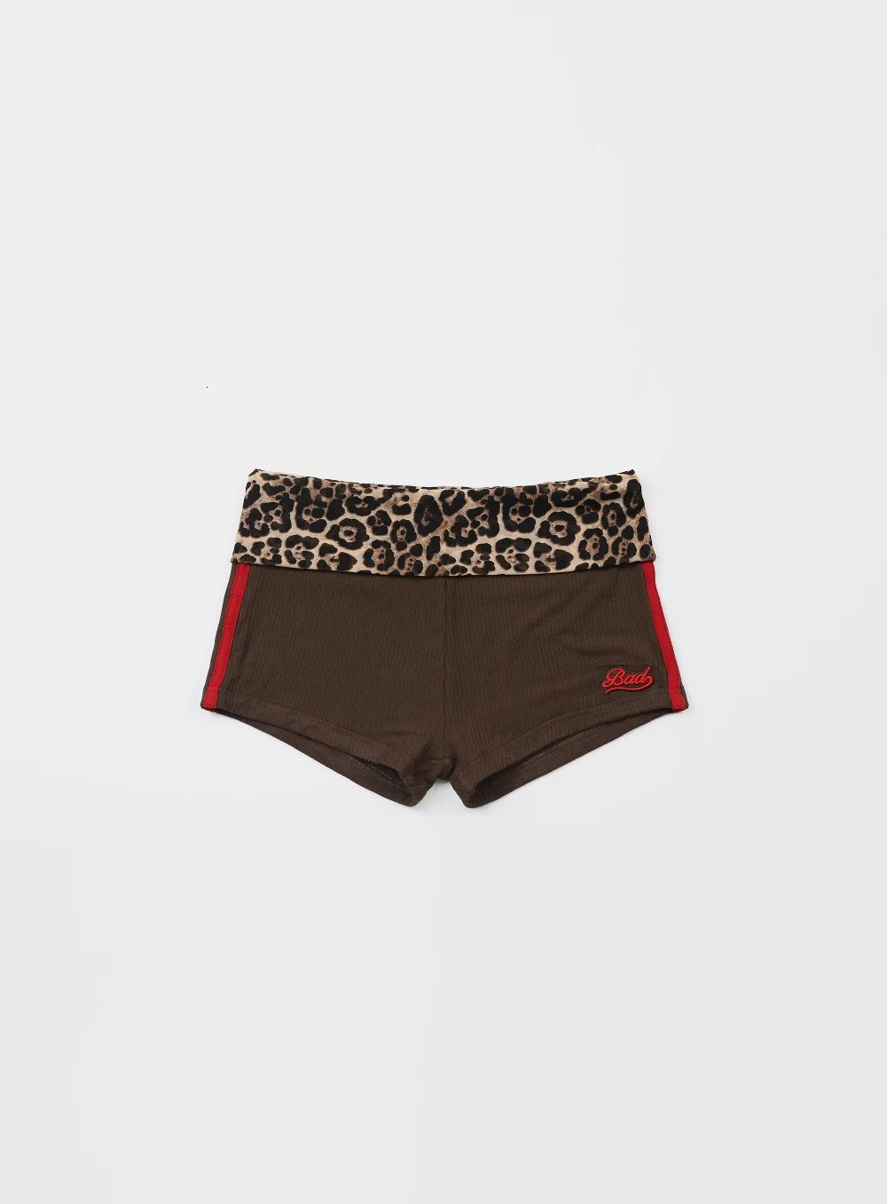 Badblood Womens Solid Color Letter Shorts Sexy Girl Casual 250401