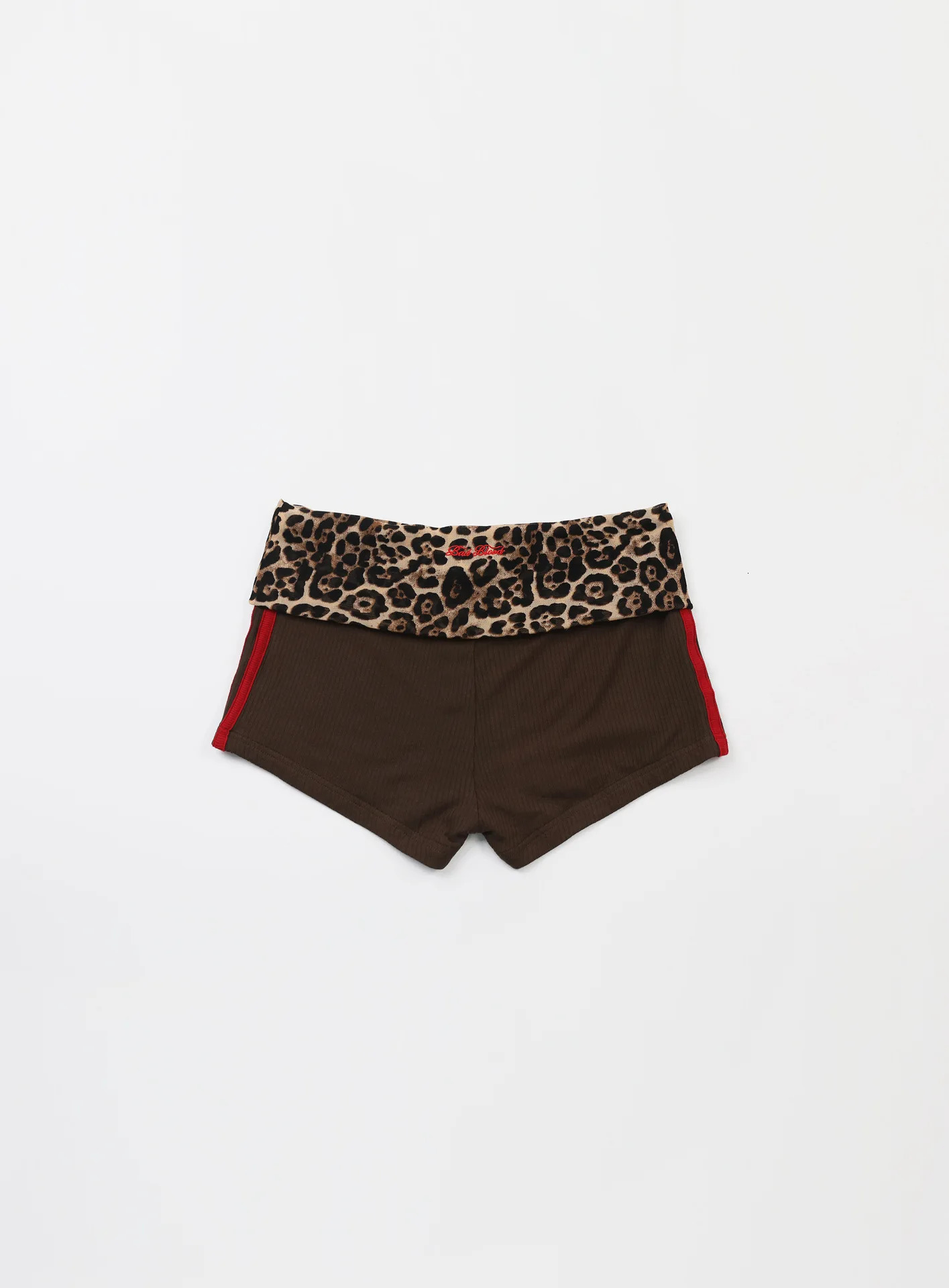 Badblood Womens Solid Color Letter Shorts Sexy Girl Casual 250401