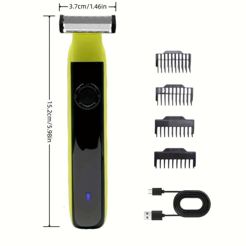 Rechargeable Men's Portable Electric Shaver, Underarm Leg Body Hair Trimmer - Great Gift For Father Or Boyfriend