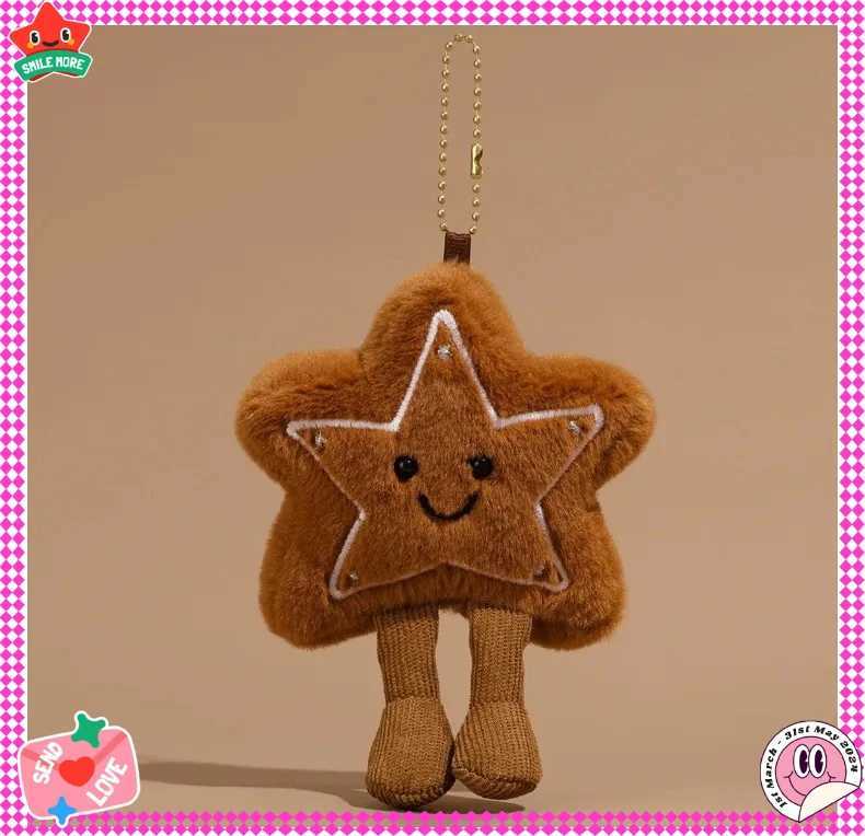 Cute plush doll pendant bag, in a storybook style, with food-shaped accessories and vegetable-shaped food designs C251104